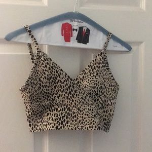 Cheetah print tank